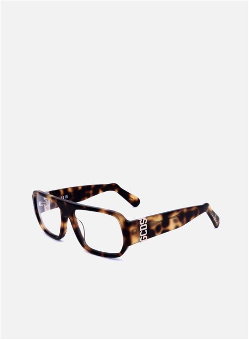 GCDS Lunettes de soleil homme marron