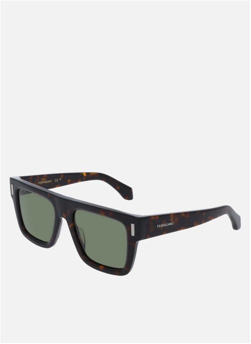 Salvatore Ferragamo Lunettes de soleil homme marron