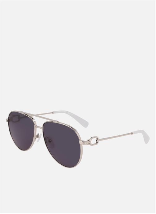 Longchamp Lunettes de soleil femme argent