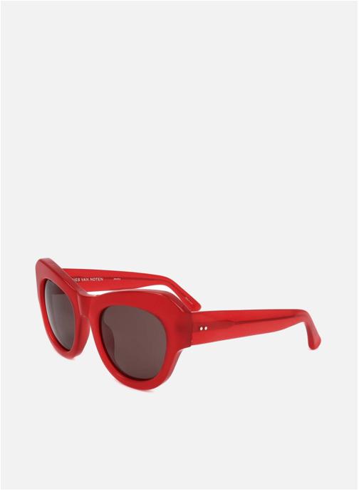 Linda Farrow Lunettes de soleil femme rouge