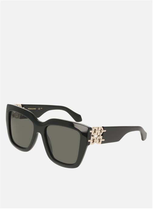 Salvatore Ferragamo Lunettes de soleil femme noir