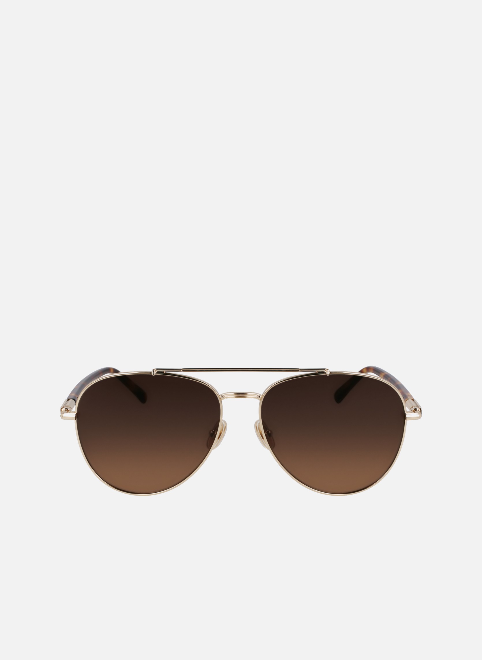 Lunettes de soleil homme or et bronze Salvatore Ferragamo Lunettes de soleil homme or et bronze Or