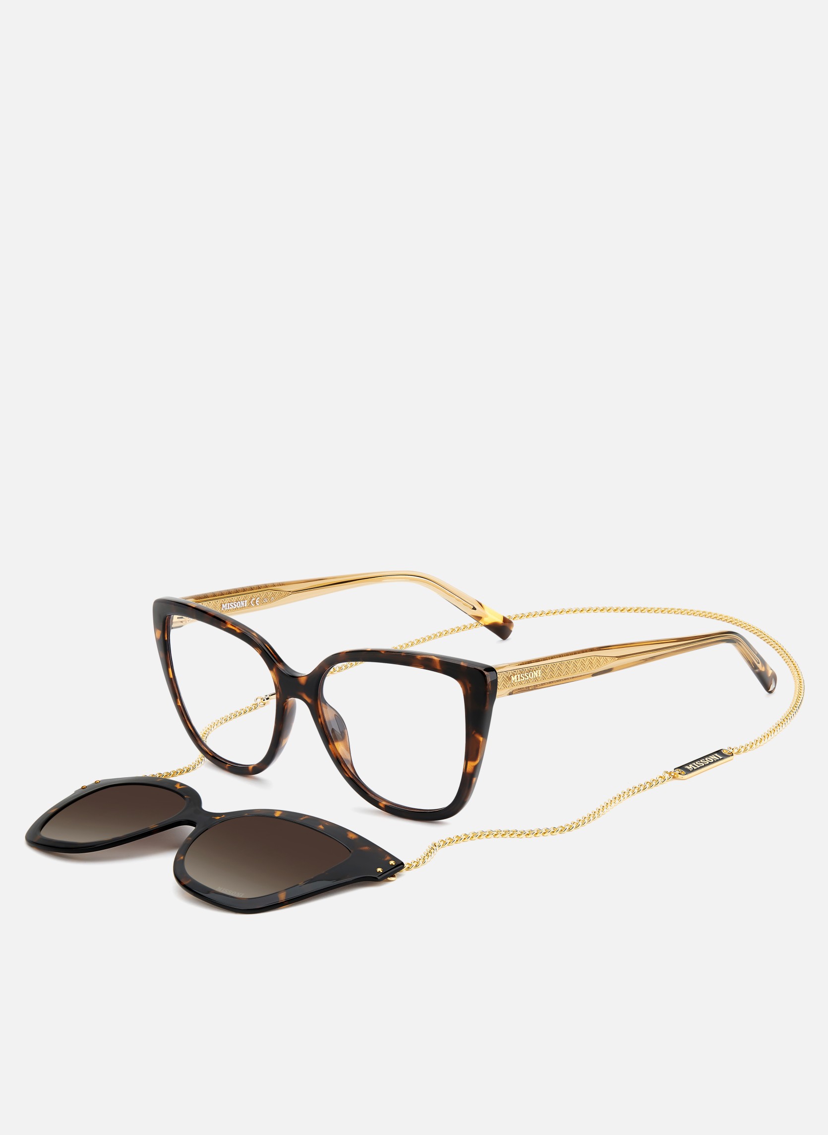 Lunettes de soleil femme marron Missoni Lunettes de soleil femme marron Marron