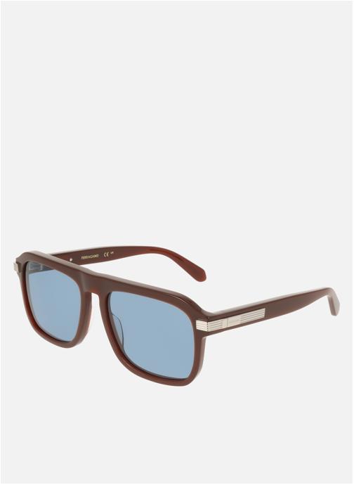Salvatore Ferragamo Lunettes de soleil homme marron