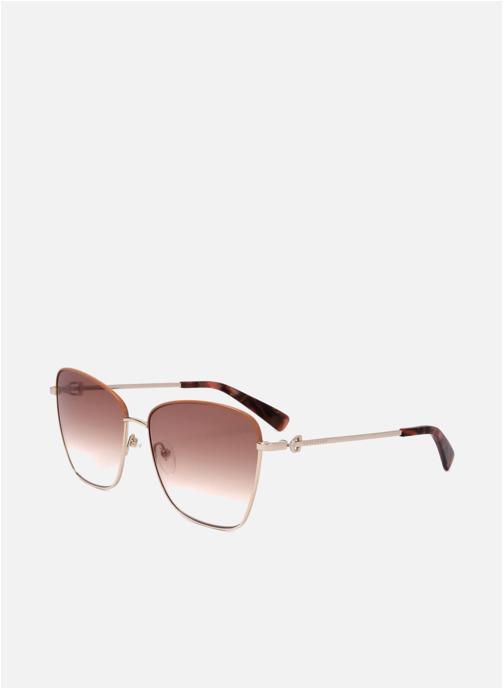 Longchamp Lunettes de soleil femme or et bronze