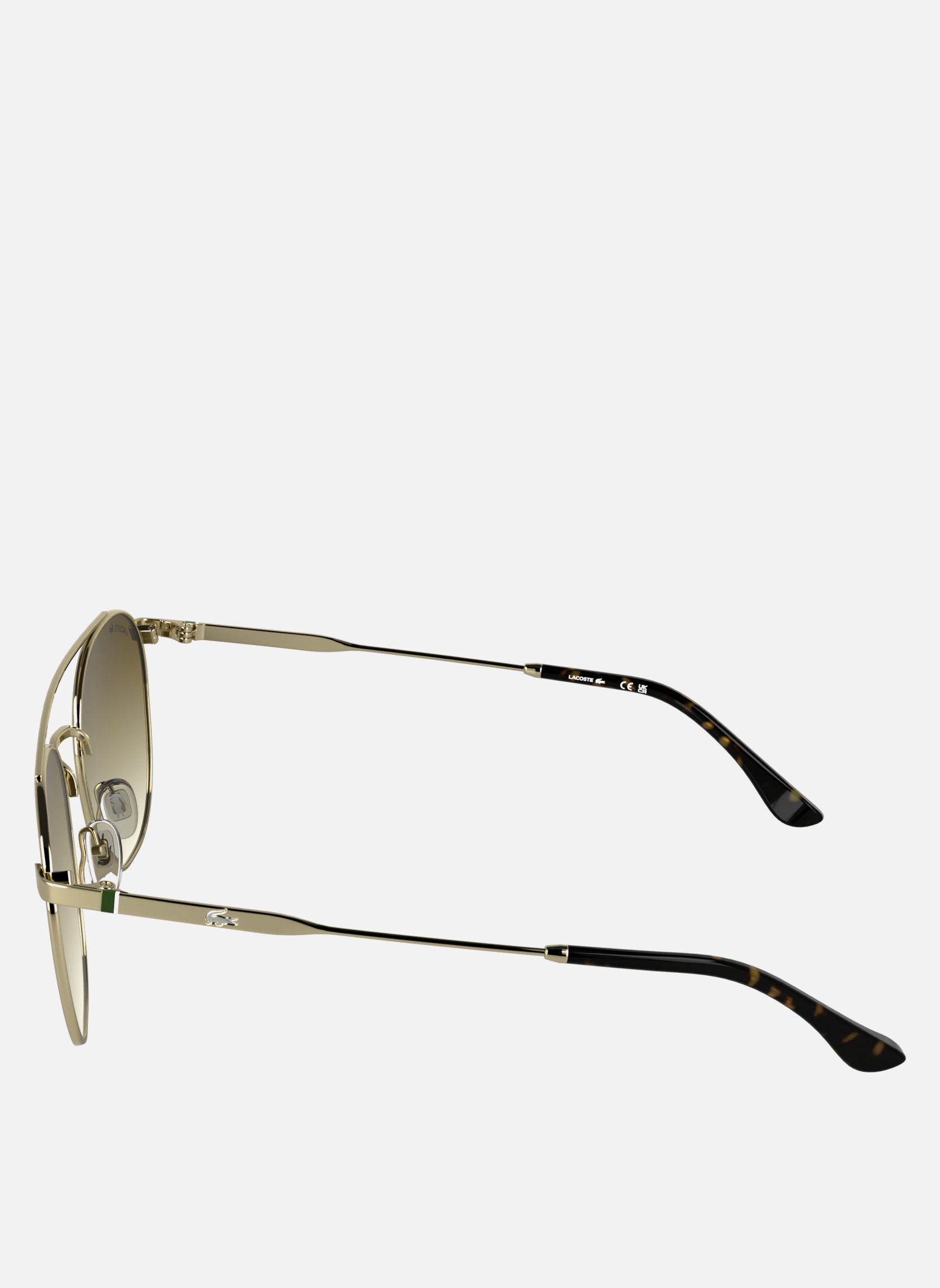 Lunettes de soleil homme or et bronze Lacoste Lunettes de soleil homme or et bronze Or
