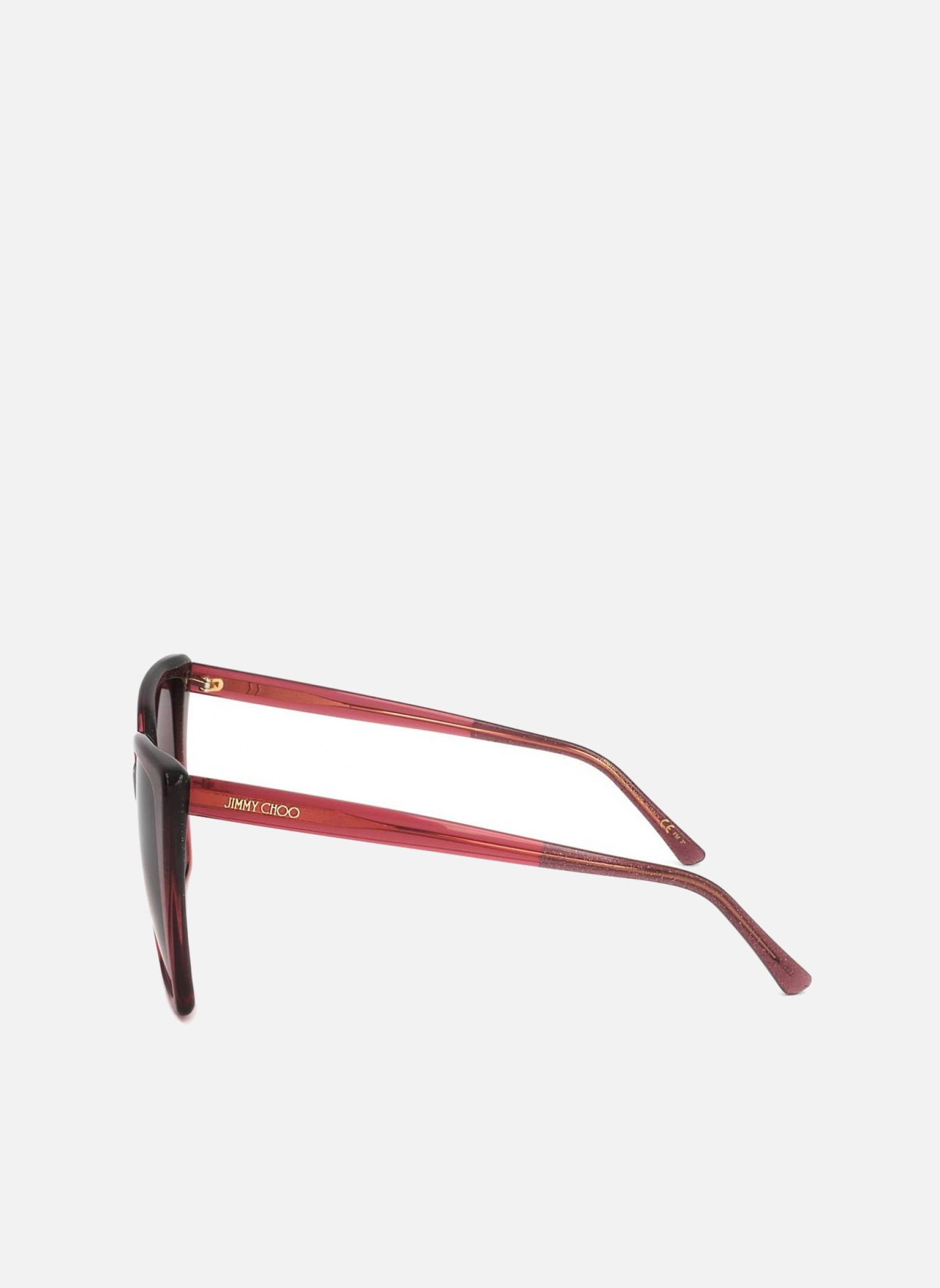 Lunettes de soleil femme rouge Jimmy Choo Lunettes de soleil femme rouge Rouge