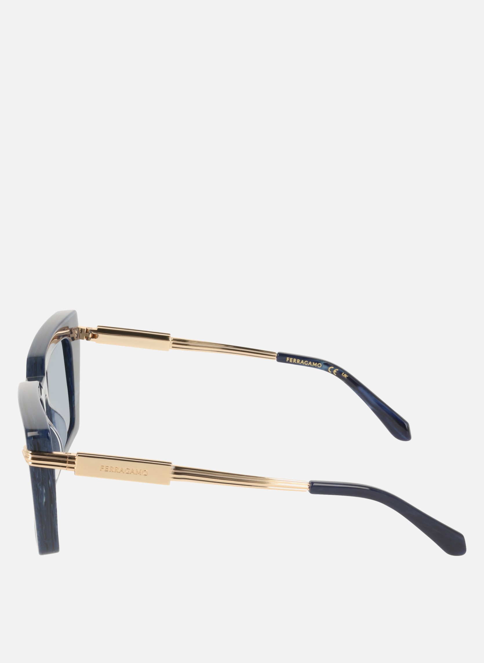 Lunettes de soleil femme bleu Salvatore Ferragamo Lunettes de soleil femme bleu Bleu