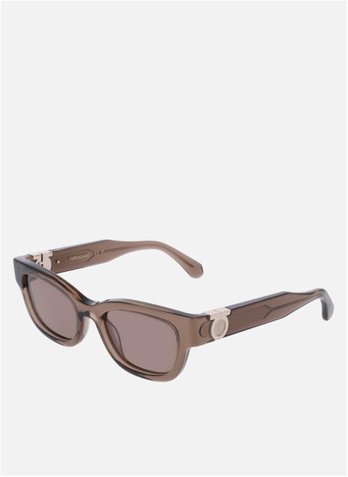 Salvatore Ferragamo Lunettes de soleil femme marron