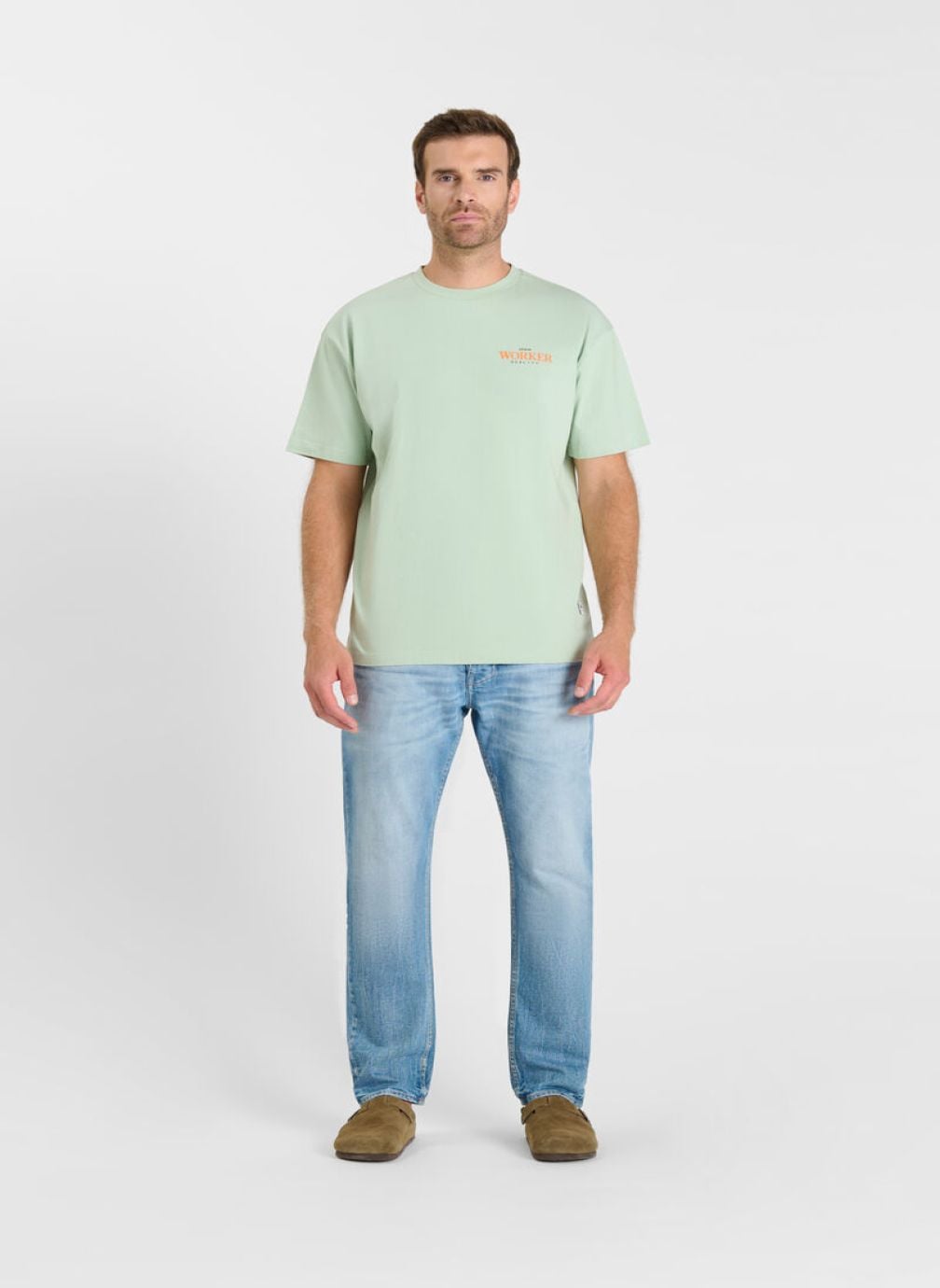 Tee-shirts Tee-Shirt WORKA Blue homme bleu Le temps des cerises Tee-shirts Tee-Shirt WORKA Blue homme bleu Bleu