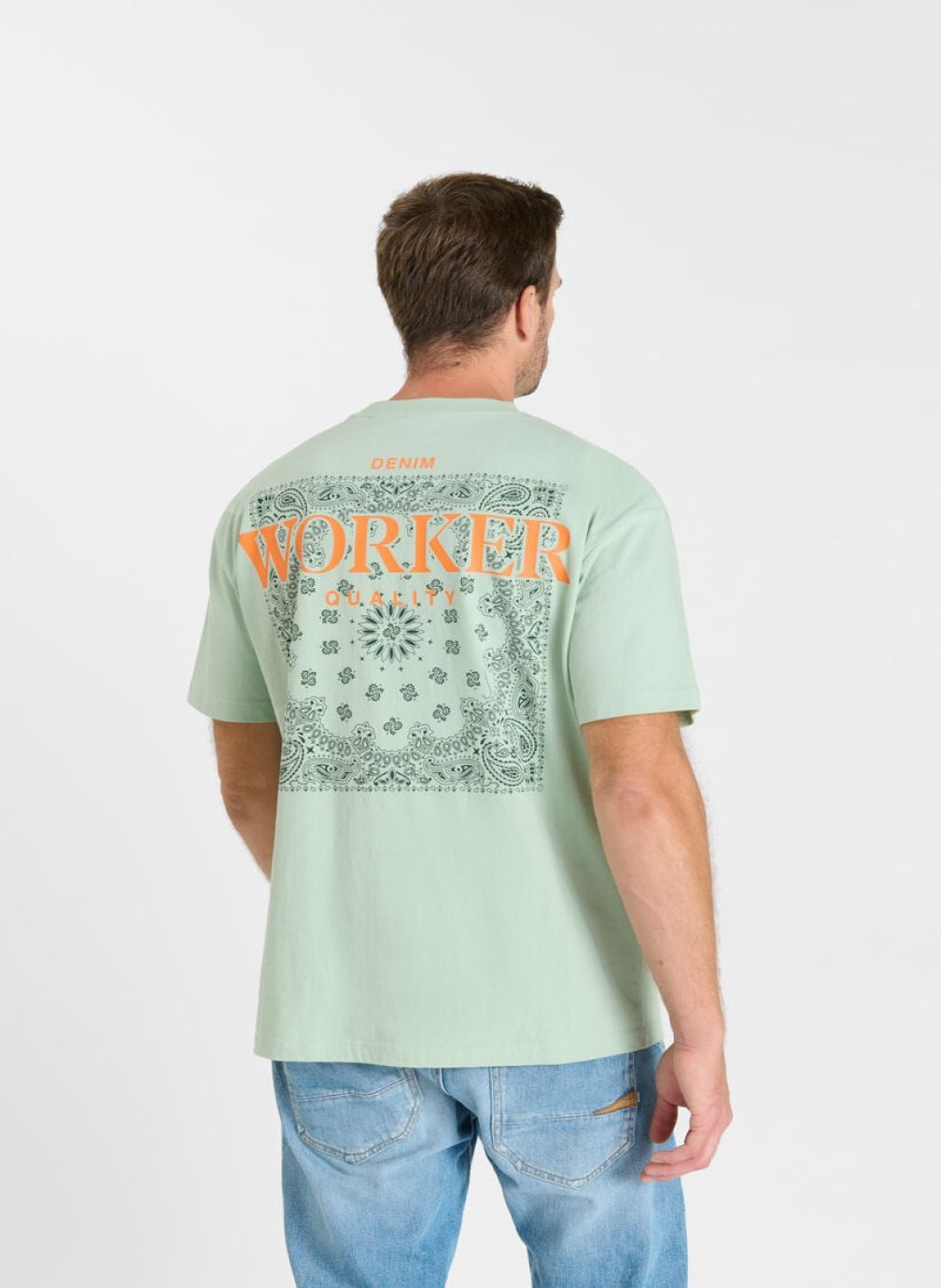 Tee-shirts Tee-Shirt WORKA Blue homme bleu Le temps des cerises Tee-shirts Tee-Shirt WORKA Blue homme bleu Bleu