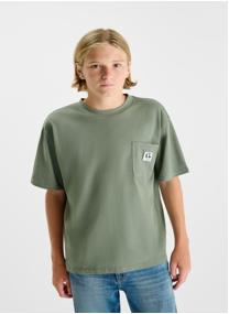 Tee-shirts Tee-Shirt PATUBO Khaki garçon vert Le temps des cerises Tee-shirts Tee-Shirt PATUBO Khaki garçon vert Kaki