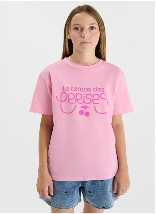 Le temps des cerises Tee-shirts Tee-Shirt MIAGI Pink fille rose
