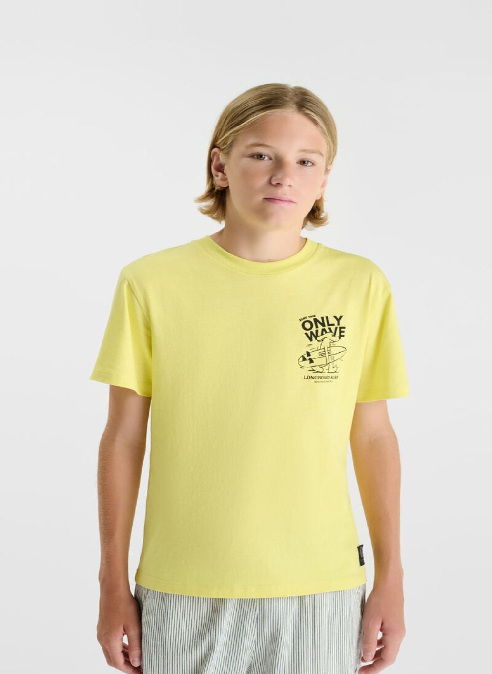 Tee-shirts Tee-Shirt LONGBO Yellow garçon jaune Le temps des cerises Tee-shirts Tee-Shirt LONGBO Yellow garçon jaune Jaune
