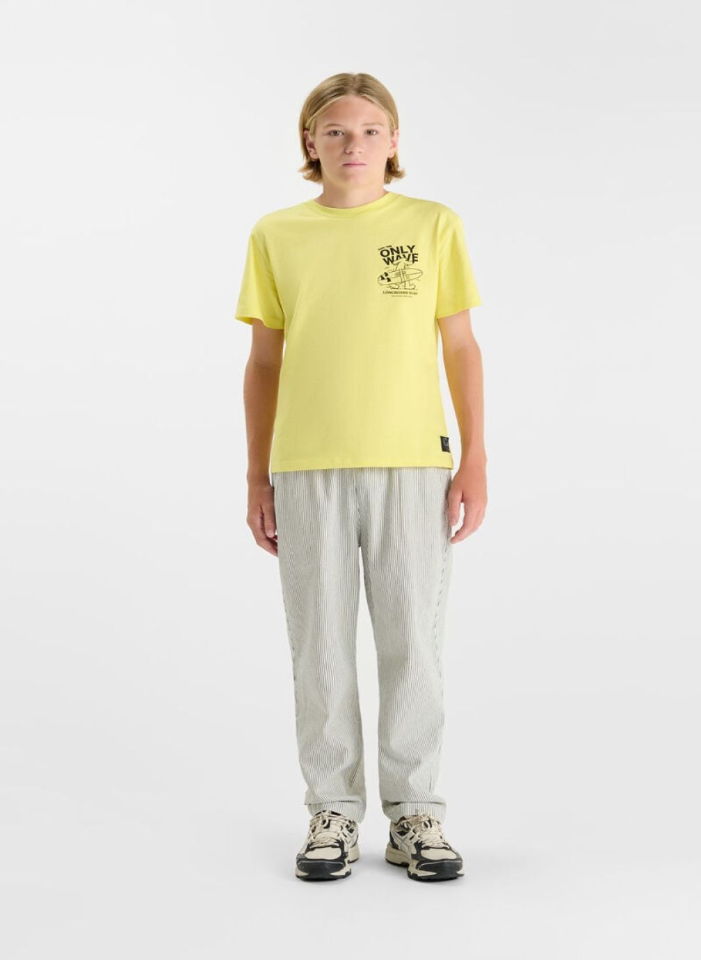 Tee-shirts Tee-Shirt LONGBO Yellow garçon jaune Le temps des cerises Tee-shirts Tee-Shirt LONGBO Yellow garçon jaune Jaune