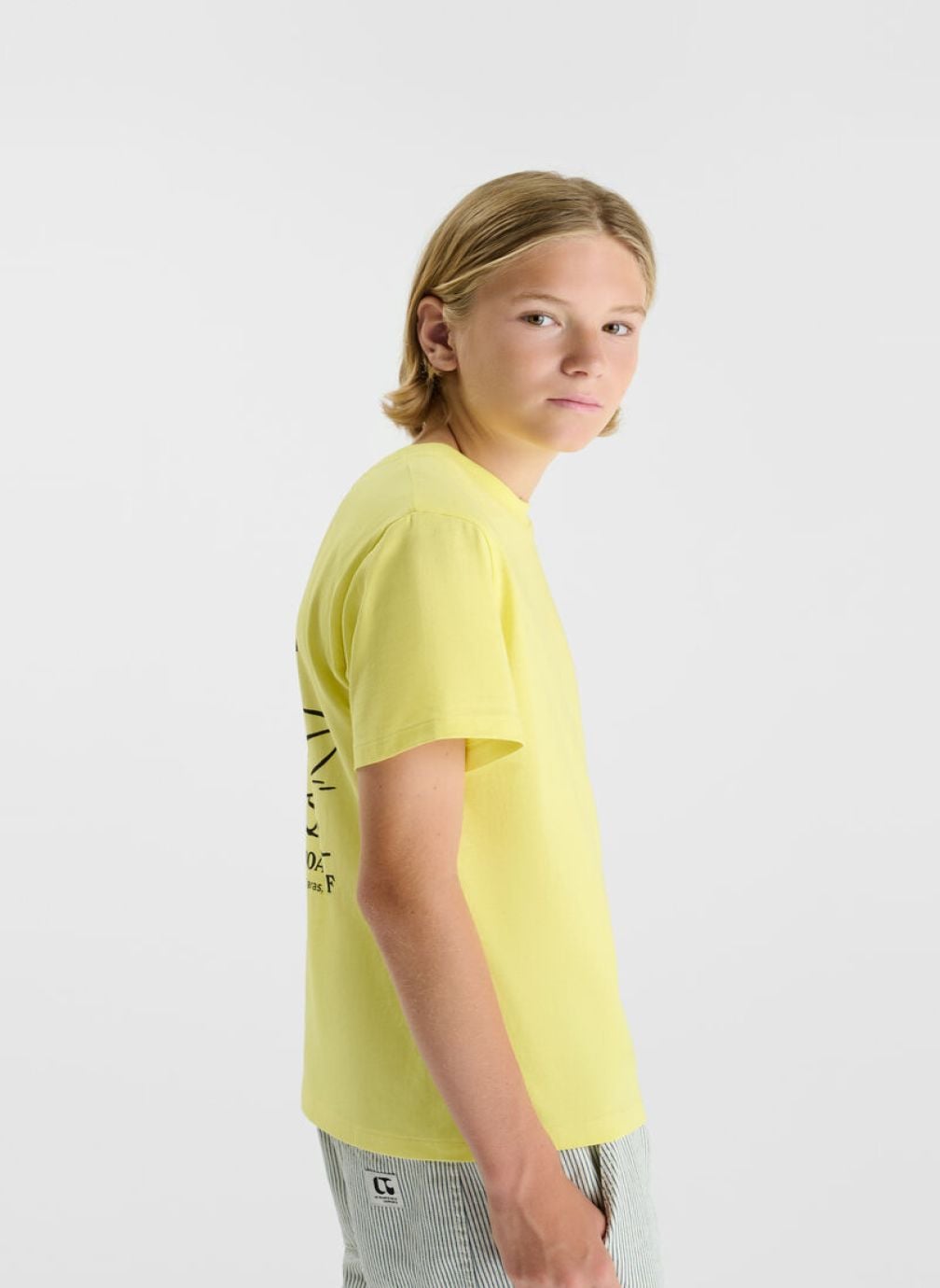 Tee-shirts Tee-Shirt LONGBO Yellow garçon jaune Le temps des cerises Tee-shirts Tee-Shirt LONGBO Yellow garçon jaune Jaune