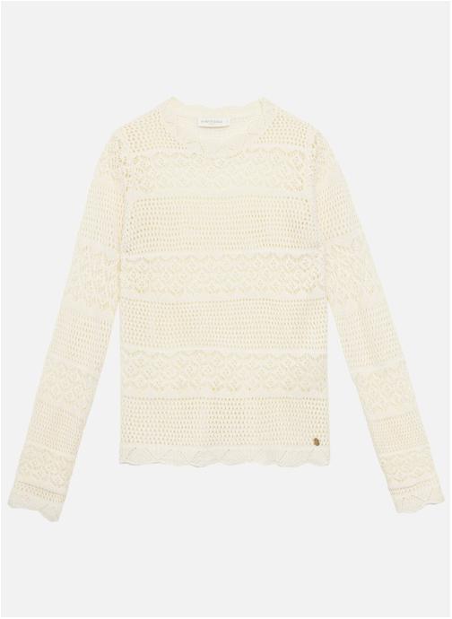 La Petite Etoile Pulls Pull - MANTY - 11-ecru femme beige