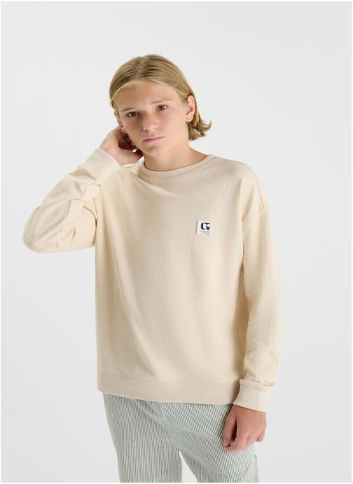 Le temps des cerises Sweats à capuche Sweat-Shirt JAYOBO Beige garçon beige
