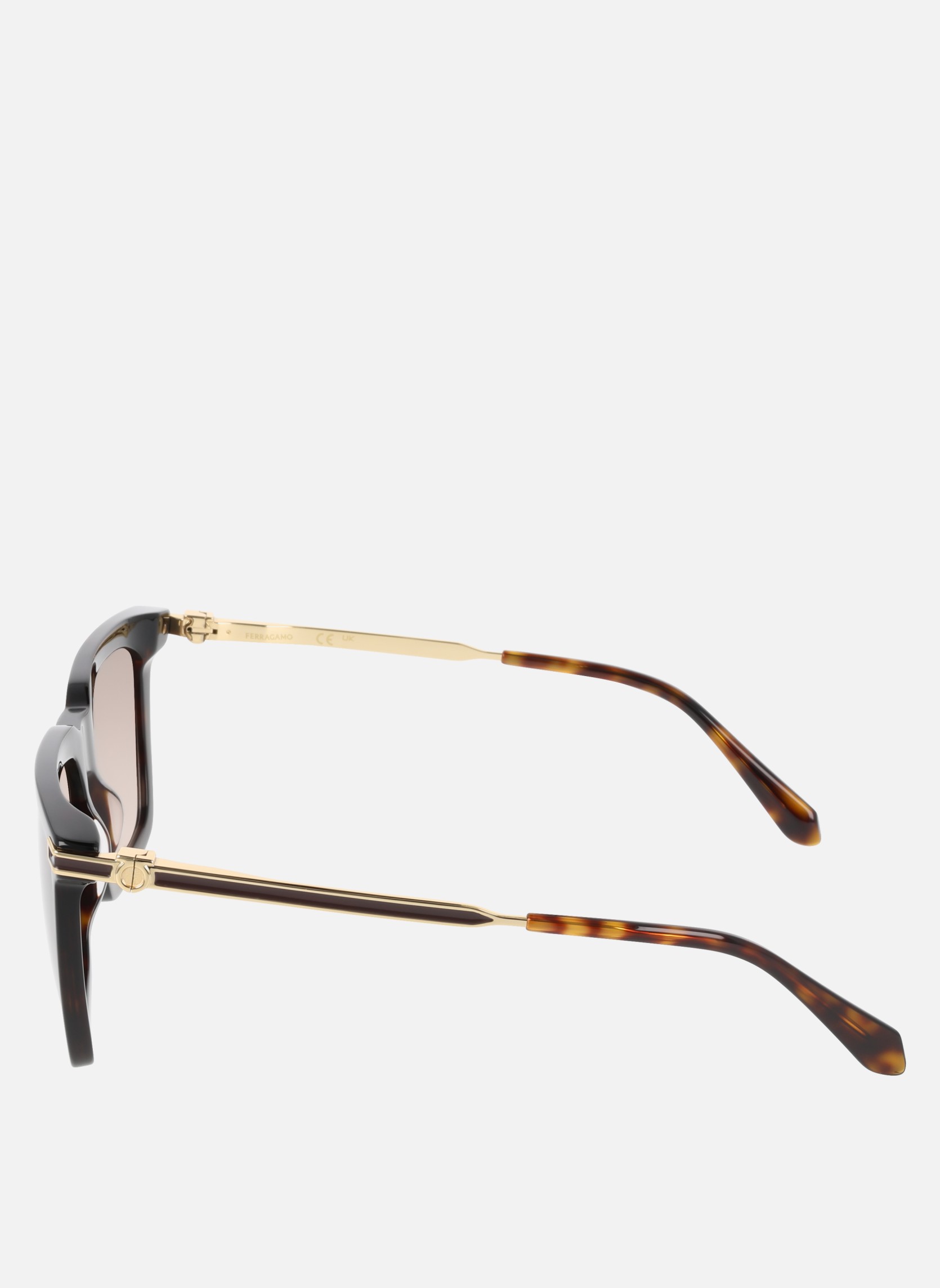 Lunettes de soleil homme marron Salvatore Ferragamo Lunettes de soleil homme marron Marron