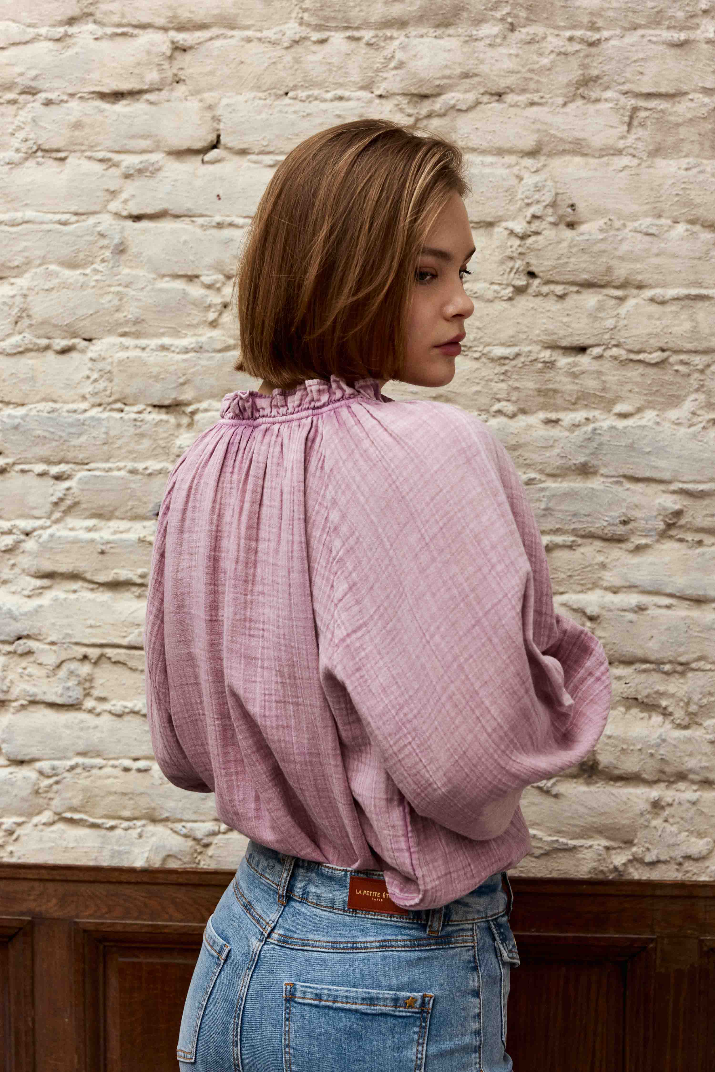 Blouses Blouse - BRISKA - 50-rouge femme rose La Petite Etoile Blouses Blouse - BRISKA - 50-rouge femme rose Rose