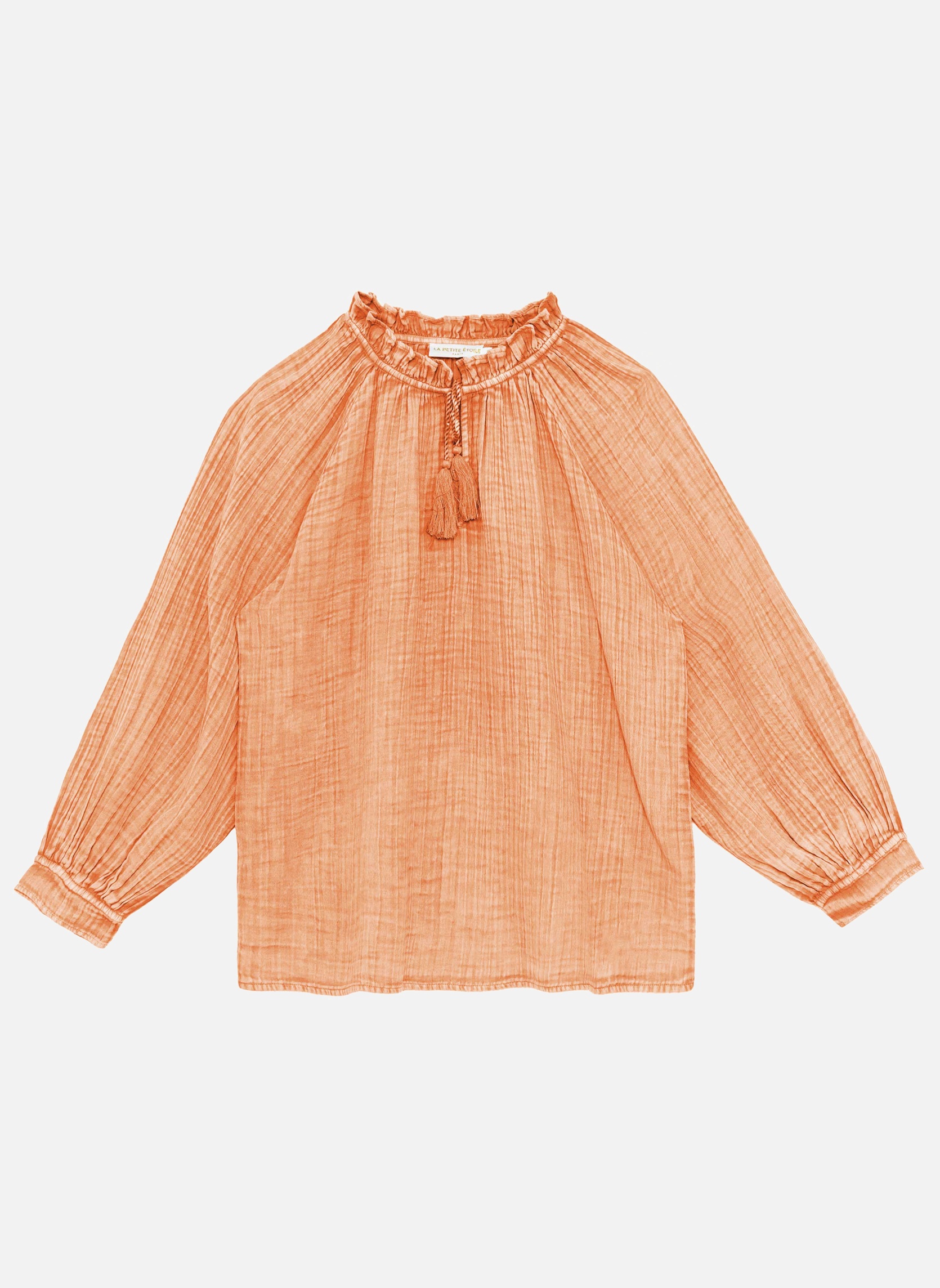 Blouses Blouse - BRISKA - 50-rouge femme orange La Petite Etoile Blouses Blouse - BRISKA - 50-rouge femme orange Orange