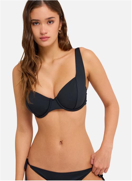 Roxy Hauts de maillot balconnet Beach Classics femme noir