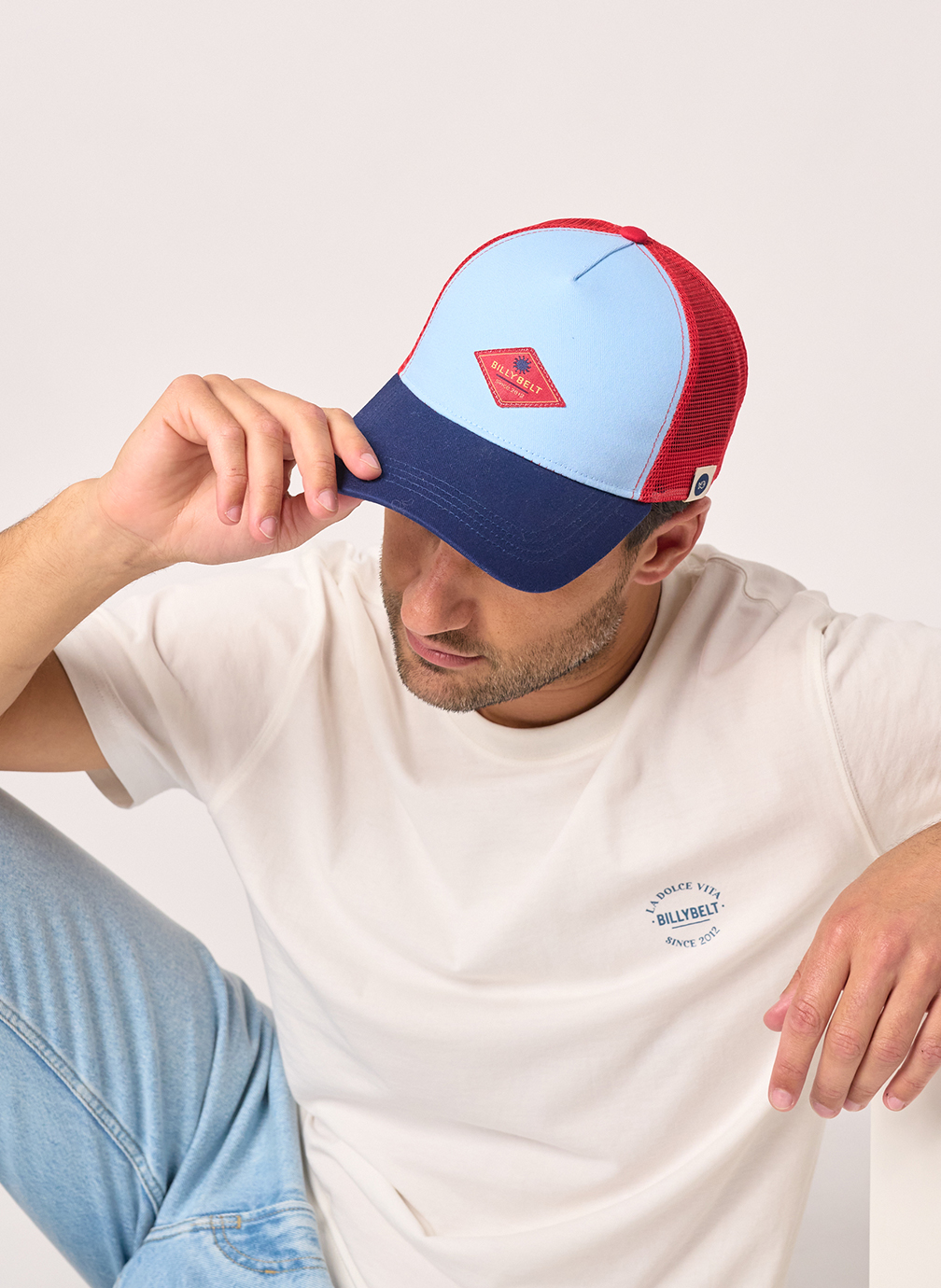 Casquettes Trucker homme bleu BILLYBELT Casquettes Trucker homme bleu Bleu