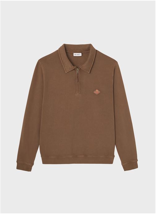 BILLYBELT Sweats à capuche Zippé homme marron