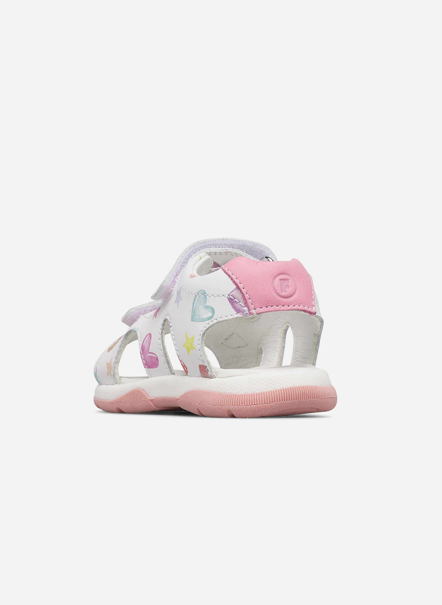 Sandales Sandales WUNNY Blanc-Rose- fille blanc Falcotto Sandales Sandales WUNNY Blanc-Rose- fille blanc Blanc