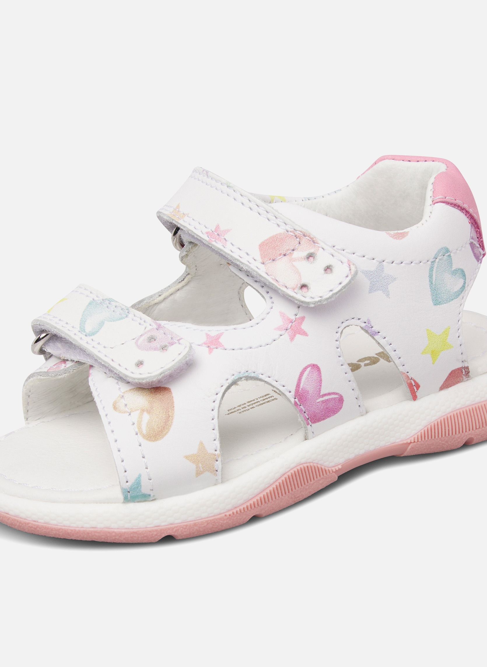 Sandales Sandales WUNNY Blanc-Rose- fille blanc Falcotto Sandales Sandales WUNNY Blanc-Rose- fille blanc Blanc