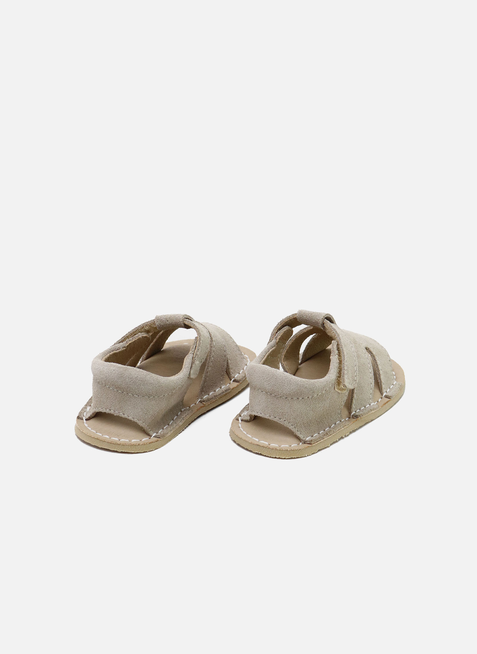 Sandales Sandales 16714AN-AFELPADO-PIEDRA Beig fille beige Eli 1957 Sandales Sandales 16714AN-AFELPADO-PIEDRA Beig fille beige Beige
