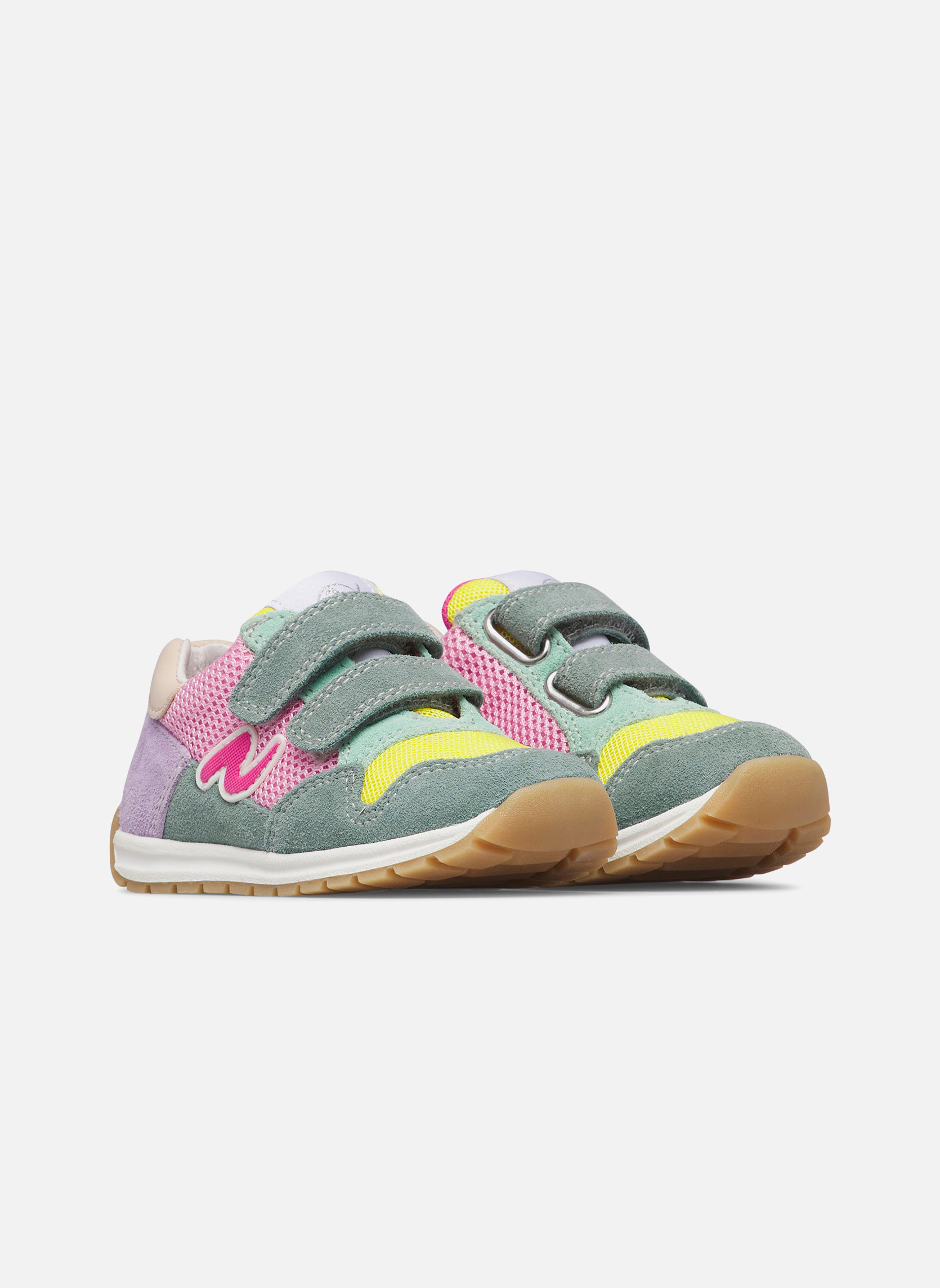 Baskets basses Sneakers SAMMY 3 VL. Sage-Rose garçon vert Naturino Baskets basses Sneakers SAMMY 3 VL. Sage-Rose garçon vert Vert clair