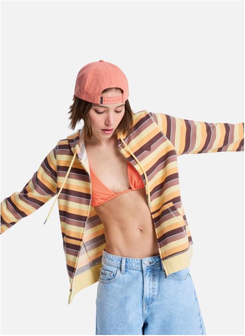 Roxy Sweats à capuche Perfect Stripe femme marron