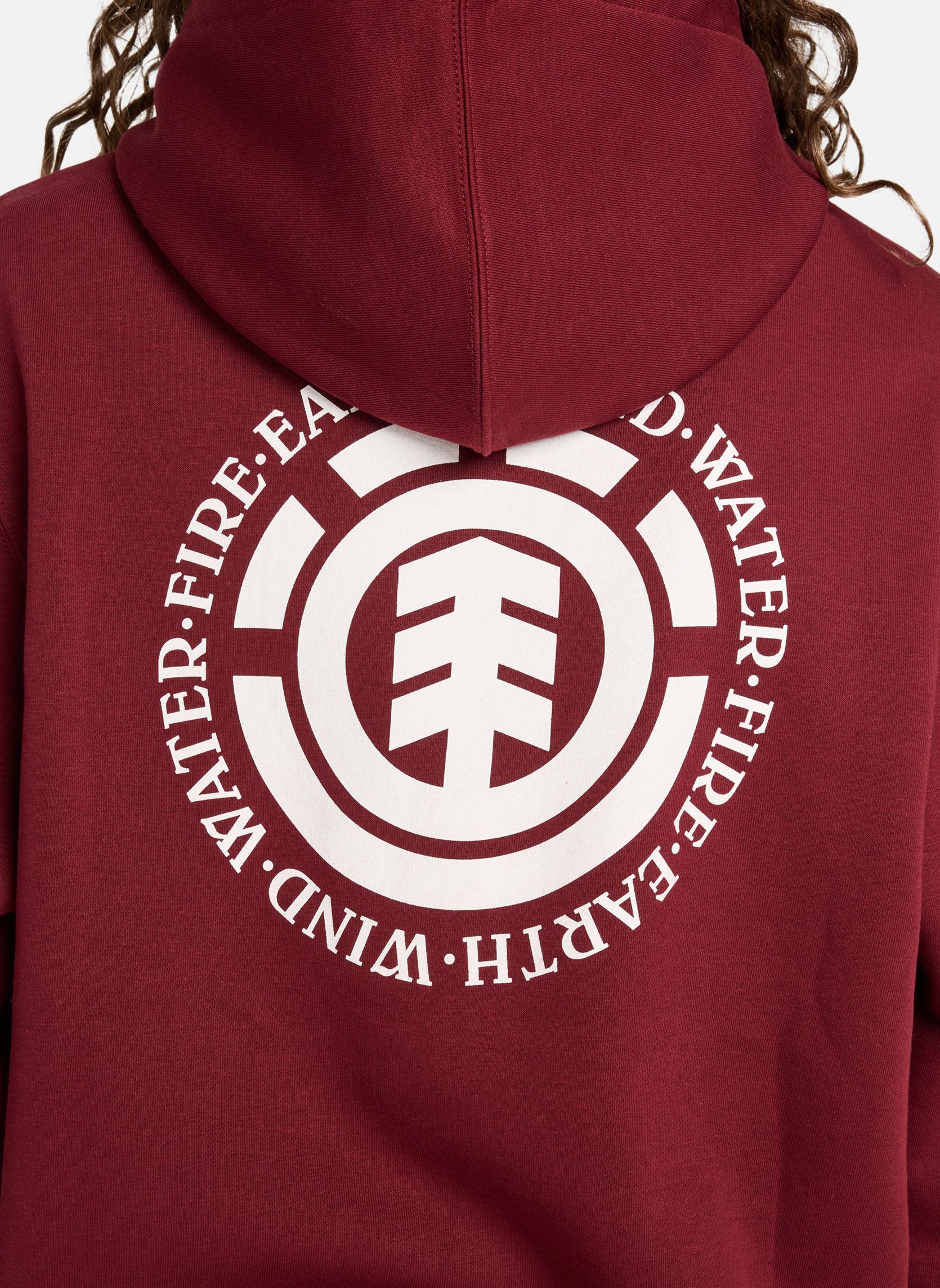 Sweats à capuche Seal Bp Po homme rouge Element Sweats à capuche Seal Bp Po homme rouge Rouge
