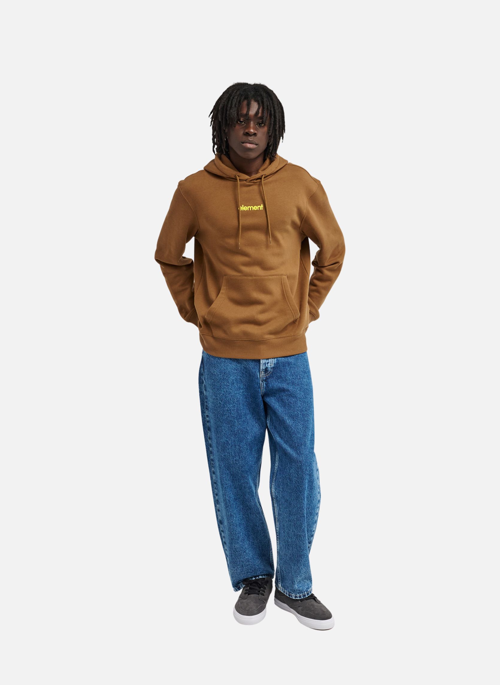 Sweats à capuche Lowcase Bp Po homme marron Element Sweats à capuche Lowcase Bp Po homme marron Marron