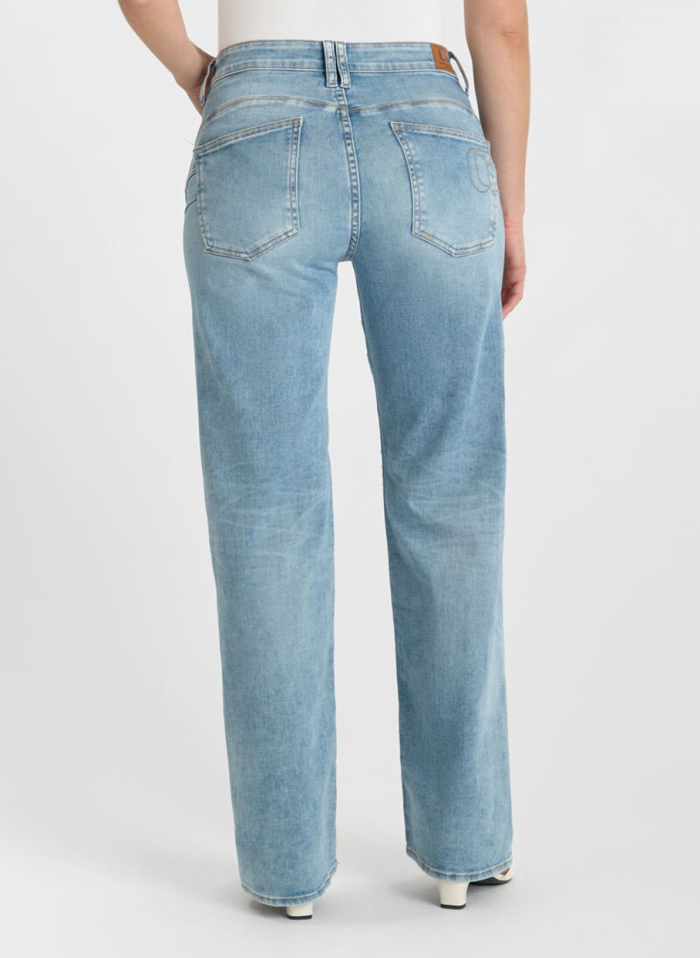 Jeans droit Jeans loose Blue femme bleu Le temps des cerises Jeans droit Jeans loose Blue femme bleu Bleu