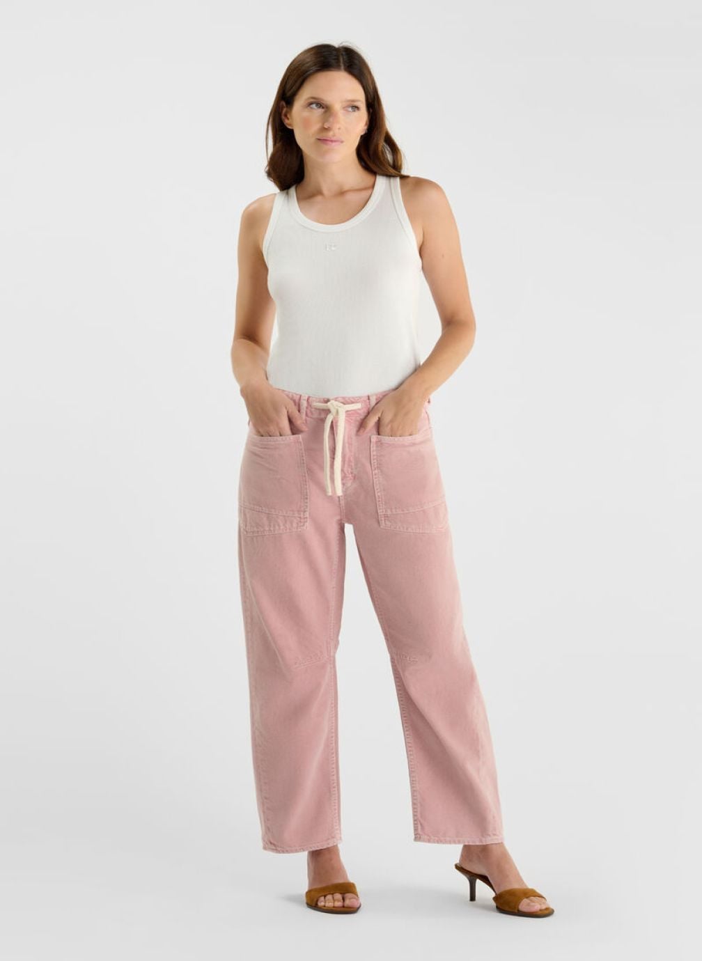 Jeans droit Jeans loose Pink femme rose Le temps des cerises Jeans droit Jeans loose Pink femme rose Rose