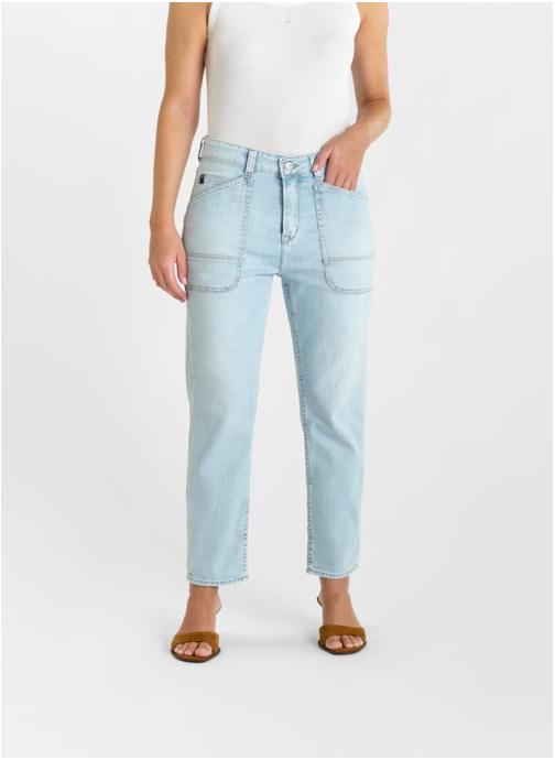 Le temps des cerises Jeans droit Jeans loose Blue femme bleu