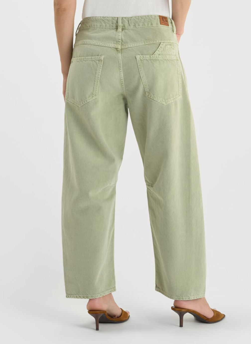 Jeans droit Jeans loose Green femme vert Le temps des cerises Jeans droit Jeans loose Green femme vert Vert