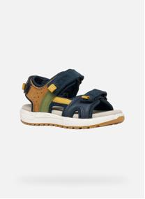 Sandales SANDAL ALBEN BOY garçon bleu Geox Sandales SANDAL ALBEN BOY garçon bleu Bleu marine