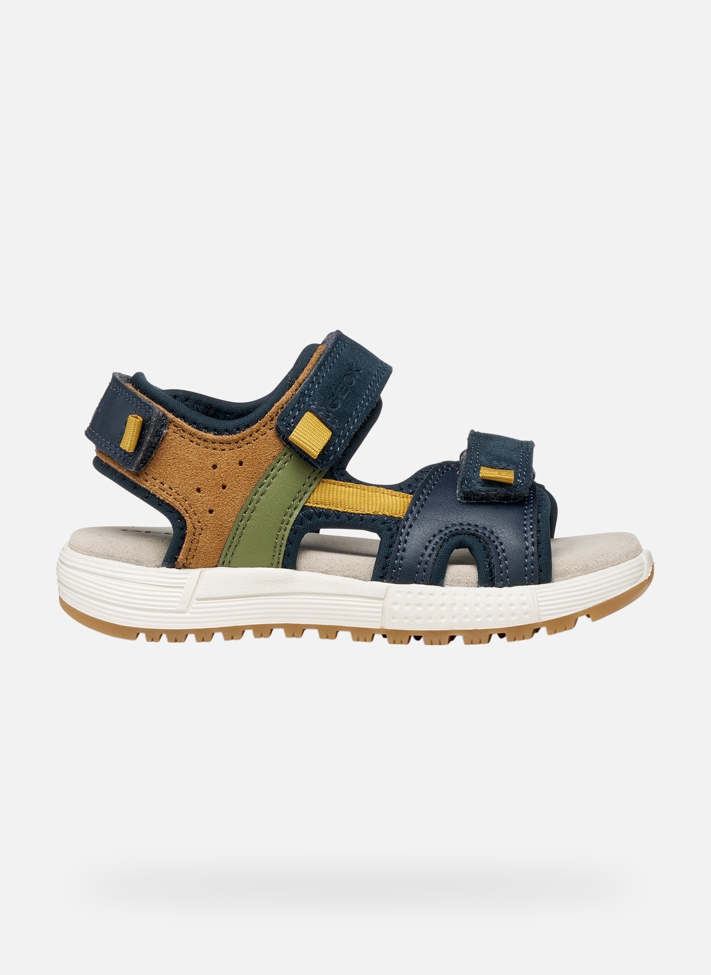 Sandales SANDAL ALBEN BOY garçon bleu Geox Sandales SANDAL ALBEN BOY garçon bleu Bleu marine