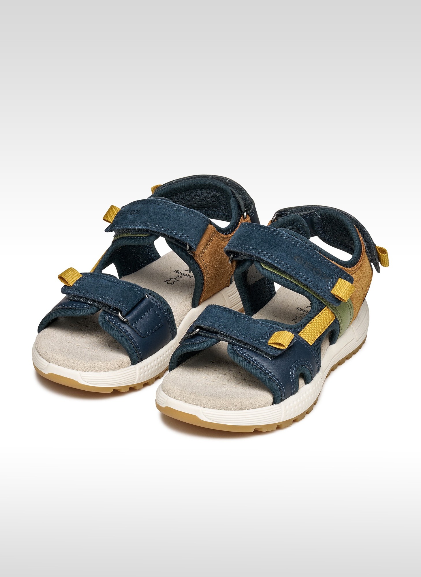 Sandales SANDAL ALBEN BOY garçon bleu Geox Sandales SANDAL ALBEN BOY garçon bleu Bleu marine