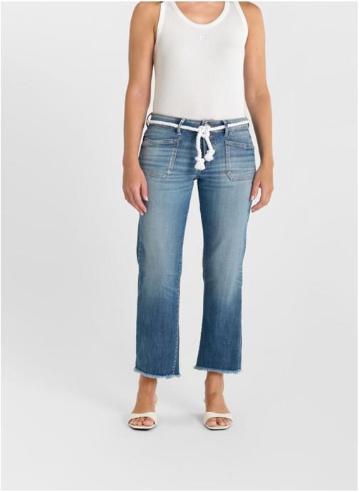 Le temps des cerises Jeans droit Jeans droite PRISKA Blue femme bleu