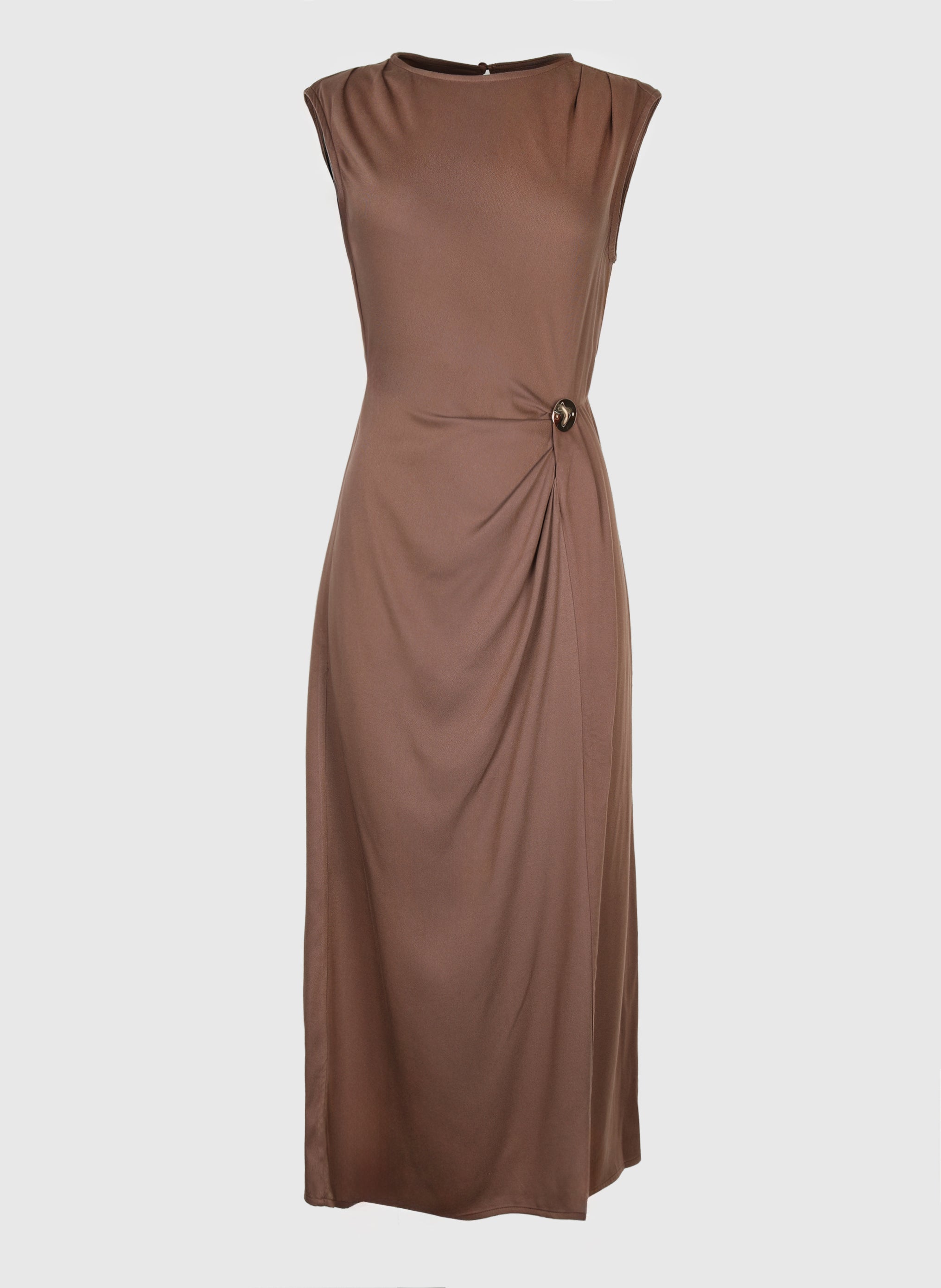 Robes ROBE LONGUE MALEONY marron femme marron An'ge Robes ROBE LONGUE MALEONY marron femme marron Marron