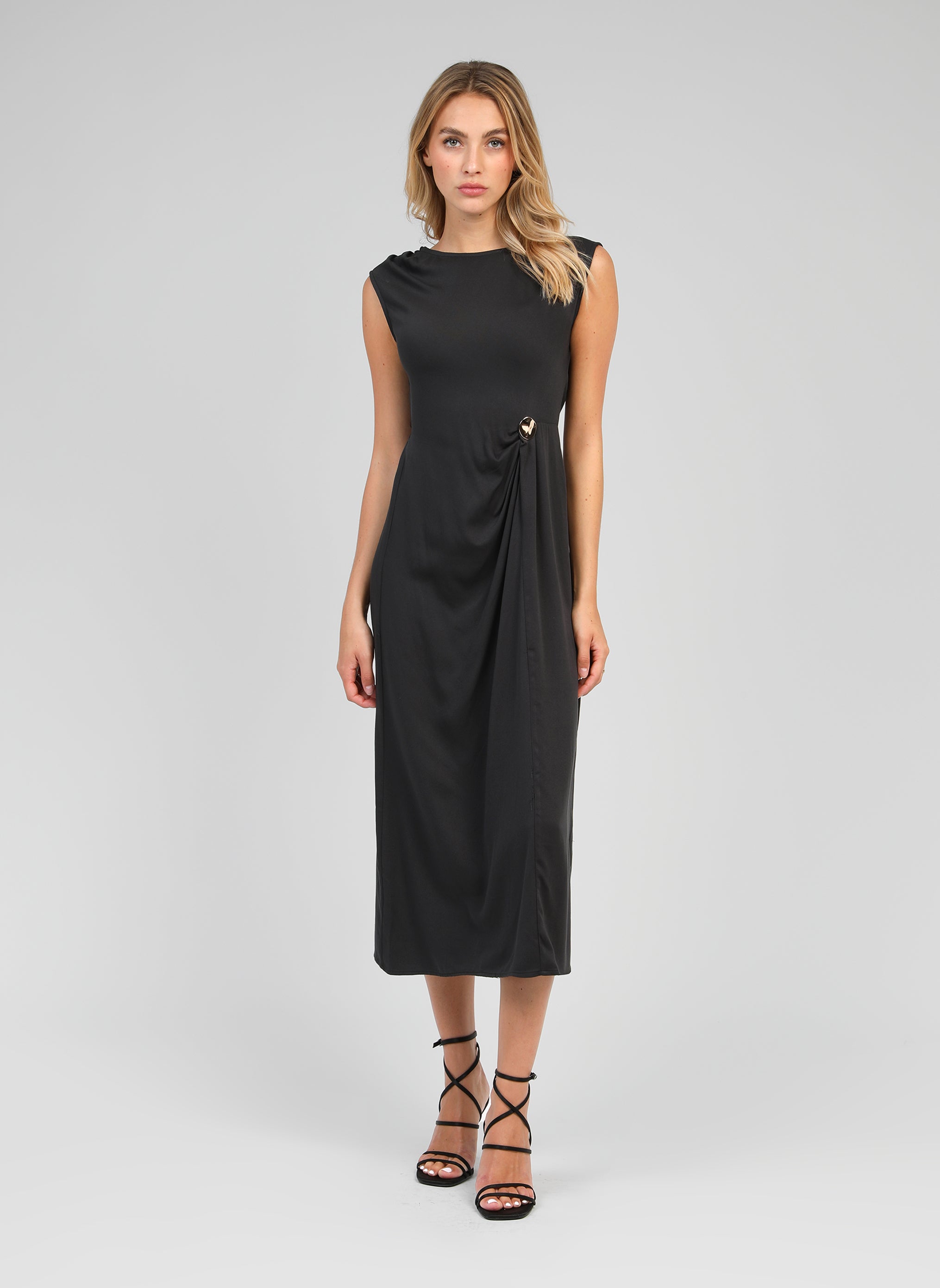 Robes ROBE LONGUE MALEONY carbone femme noir An'ge Robes ROBE LONGUE MALEONY carbone femme noir Noir