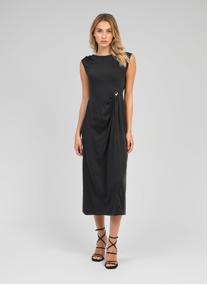 Robes ROBE LONGUE MALEONY carbone femme noir An'ge Robes ROBE LONGUE MALEONY carbone femme noir Noir
