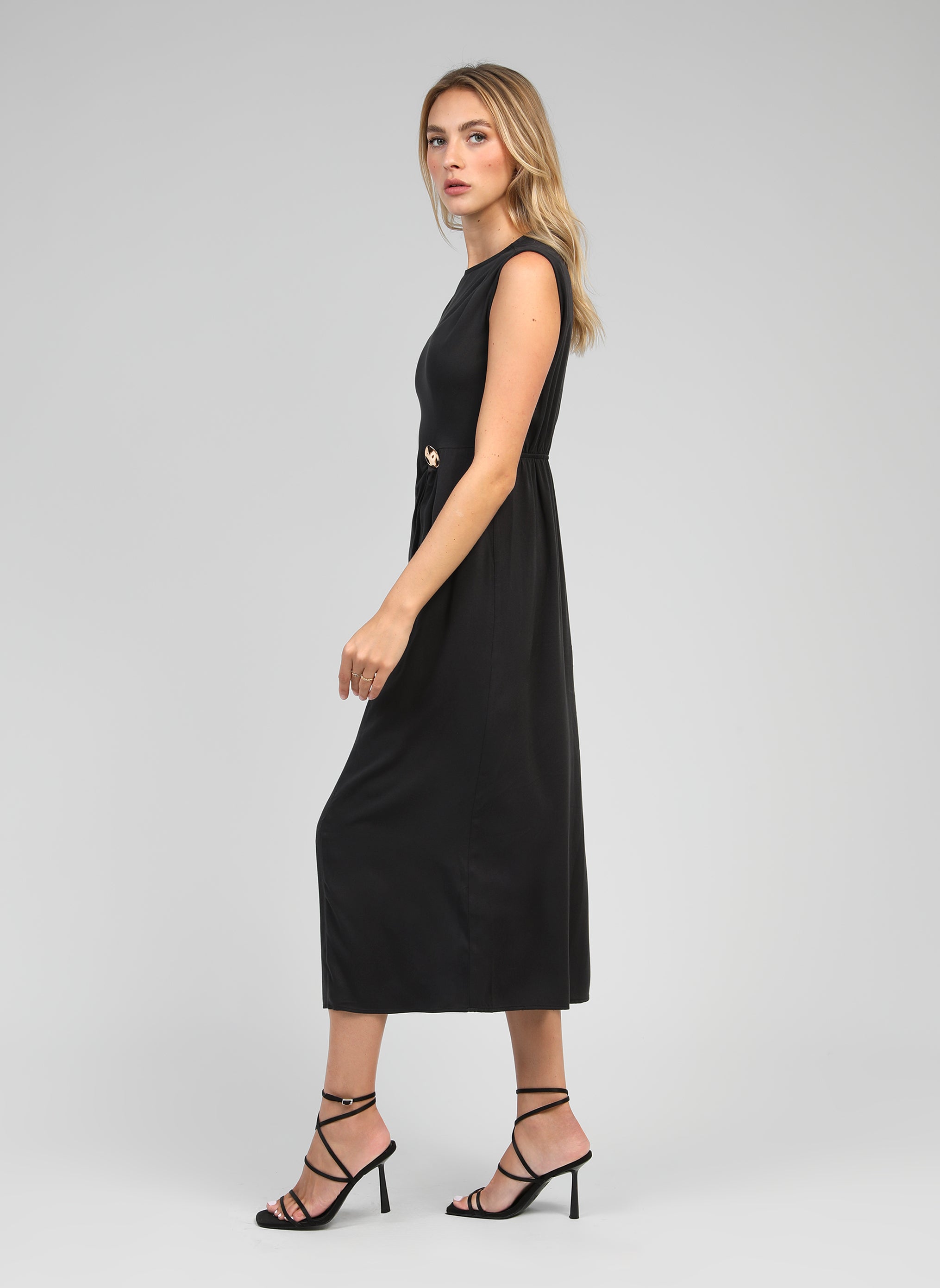 Robes ROBE LONGUE MALEONY carbone femme noir An'ge Robes ROBE LONGUE MALEONY carbone femme noir Noir