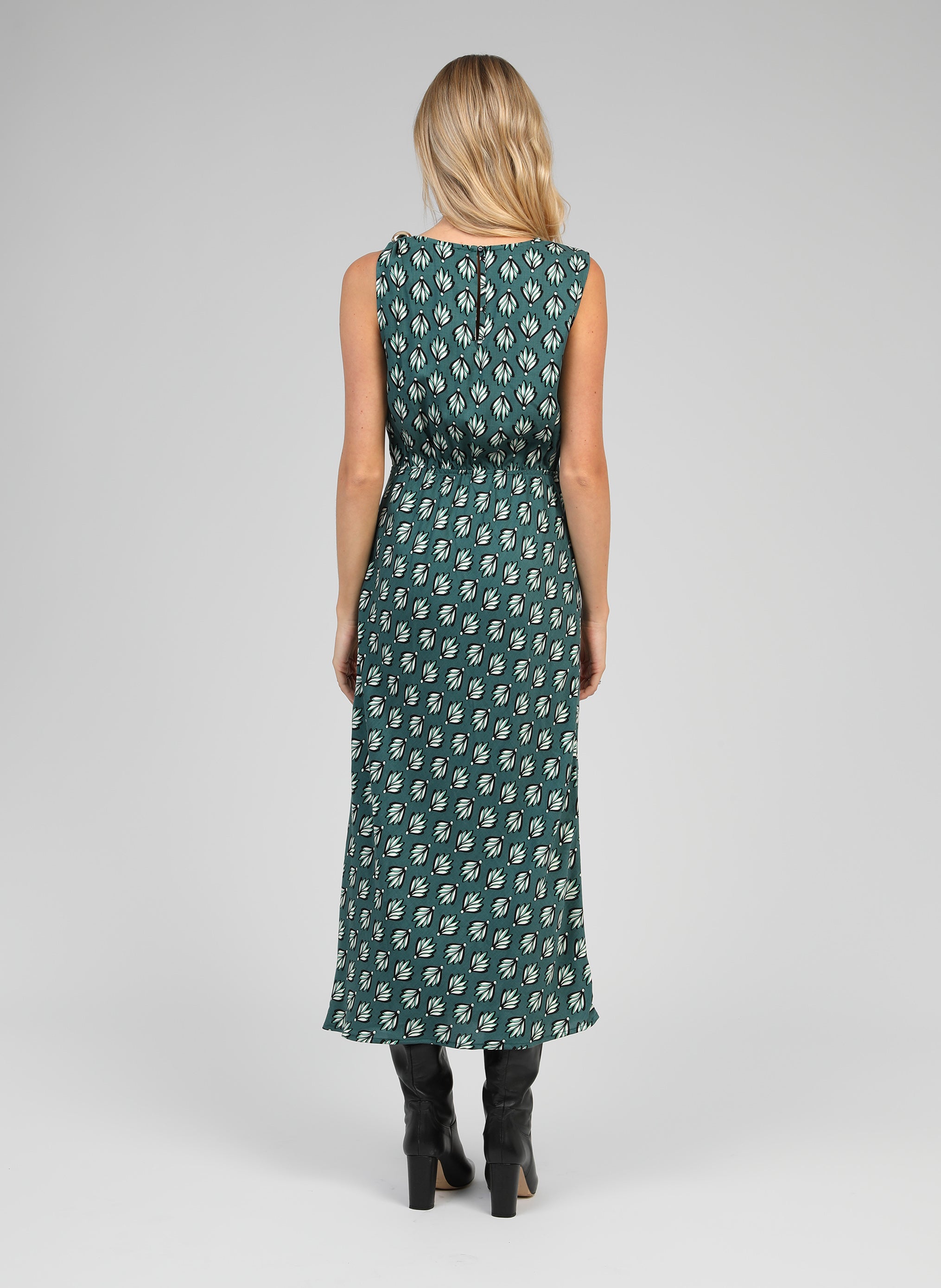 Robes ROBE MIDI MIRKALA zack vert femme vert An'ge Robes ROBE MIDI MIRKALA zack vert femme vert Vert