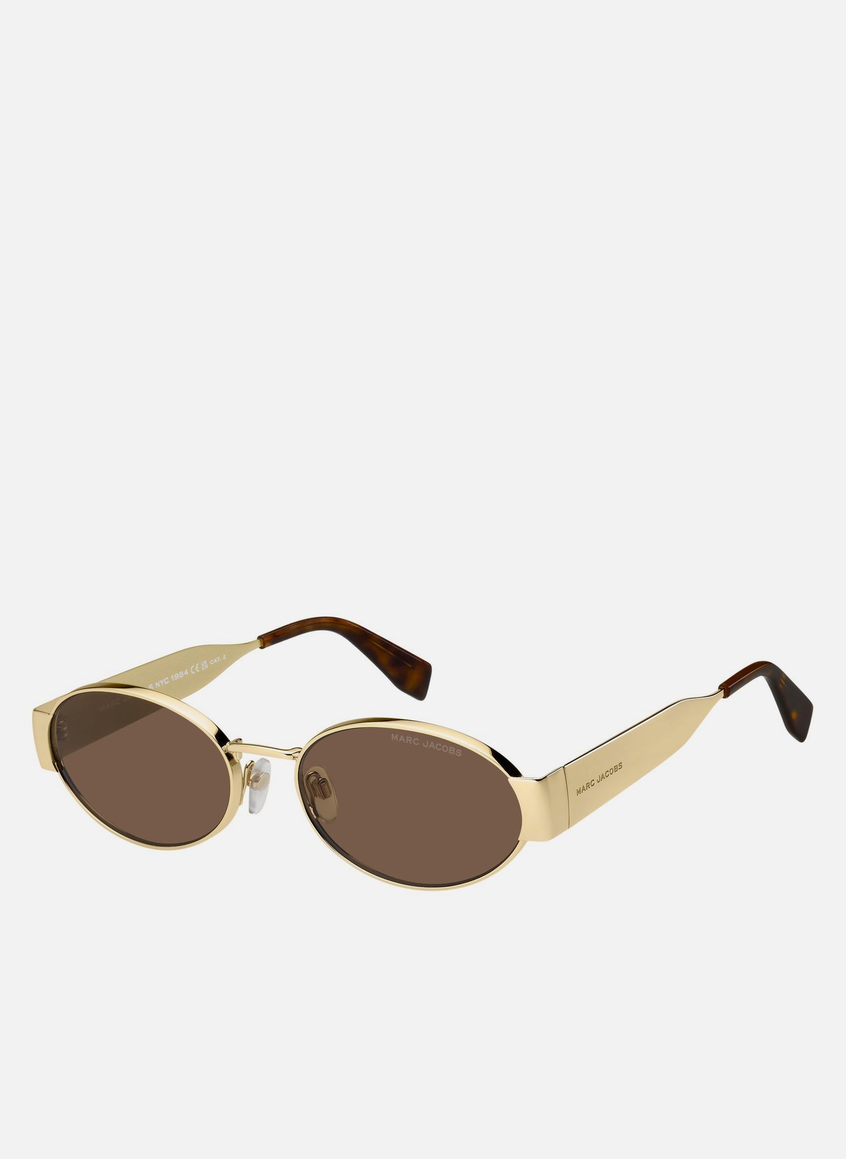 Lunettes de soleil femme or et bronze Marc Jacobs Lunettes de soleil femme or et bronze Or