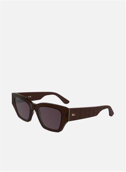 Lacoste Lunettes de soleil femme marron